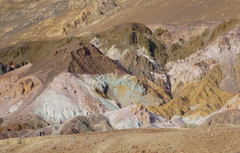 Artist's Palette i Death Valley National Park California USA