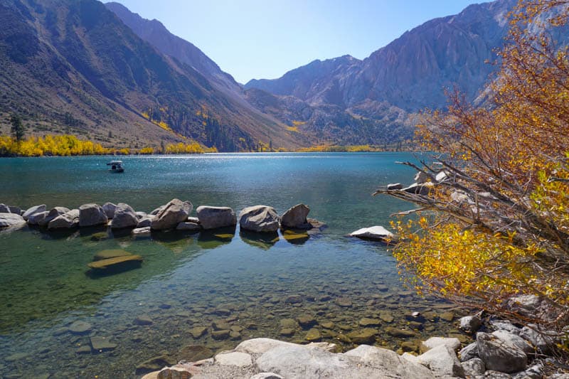 Convict Lake in the fall