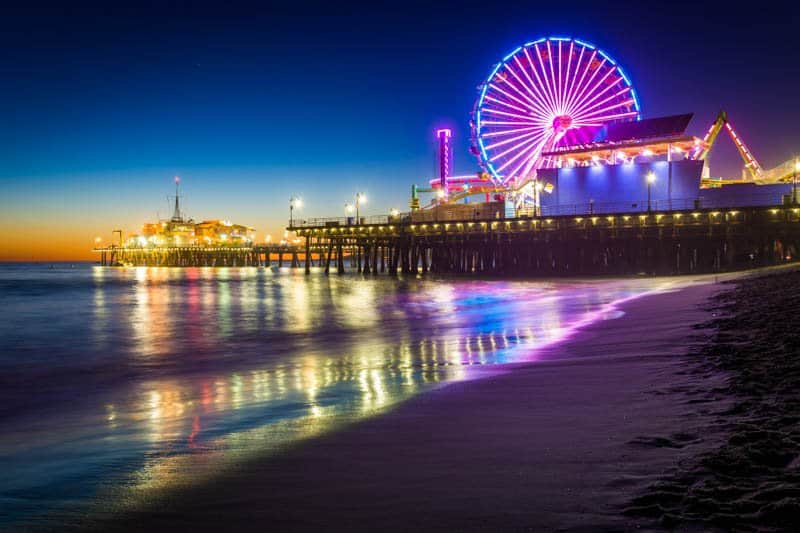 Ferris Wheel Santa Monica Pier California