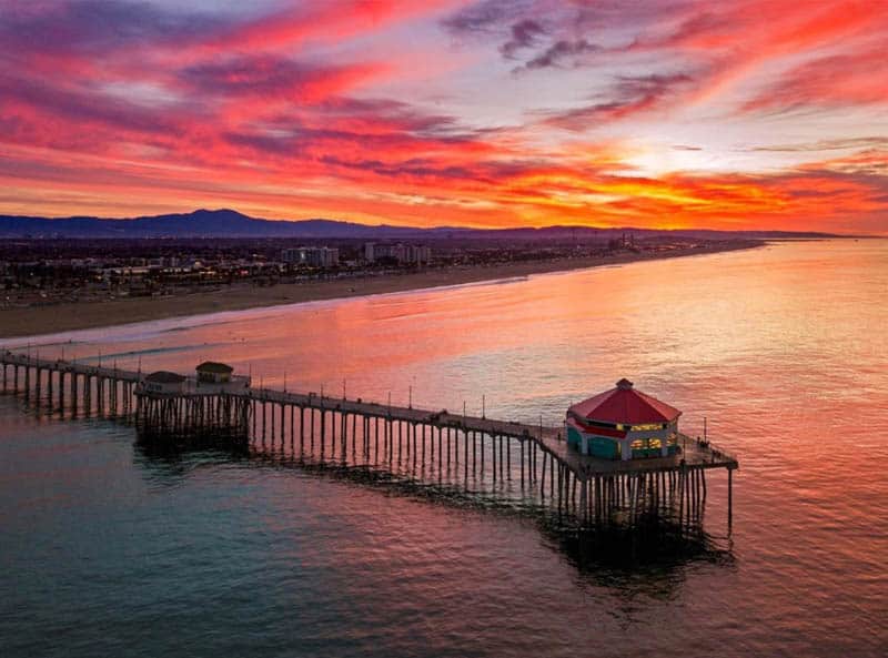 The pier at Huntington Beach California