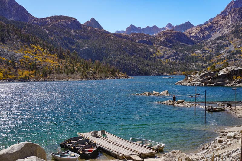 Lake Sabrina in the Eastern Sierra California