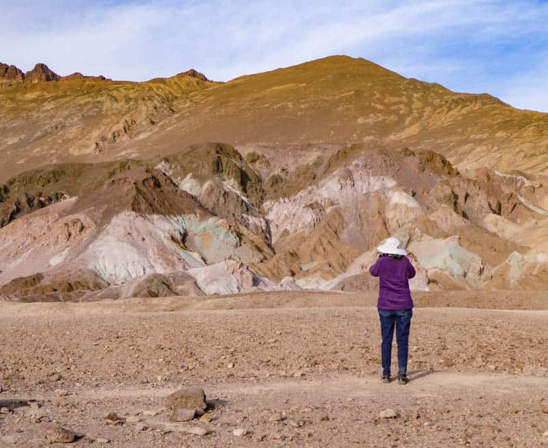 Photographing Artist's Palette in Death Valley National Park