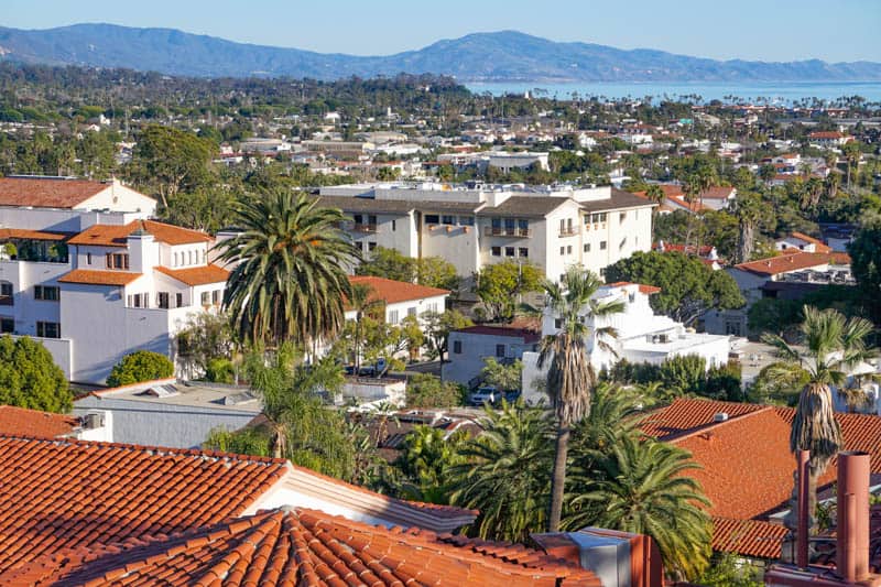 A view from the Santa Barbara County Courthouse Clock Tower