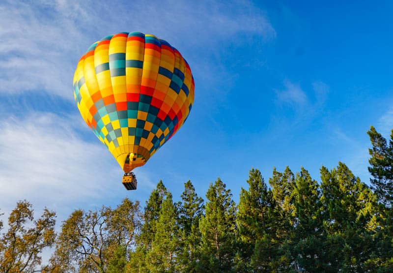 Napa Valley Hot Air Balloon Ride California