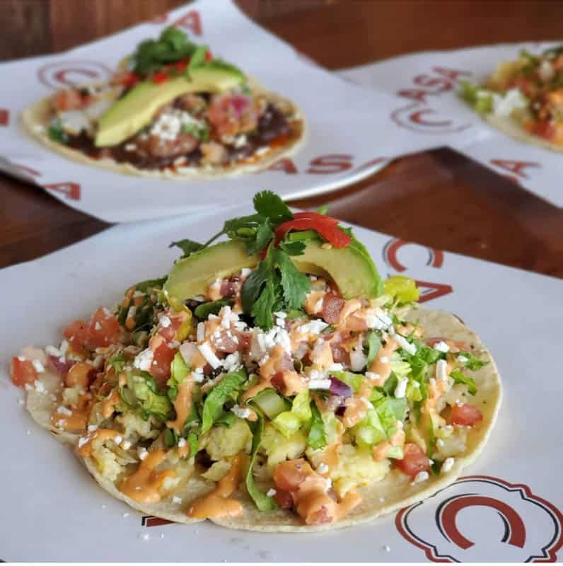 Tacos at C Casa in Napa Valley California