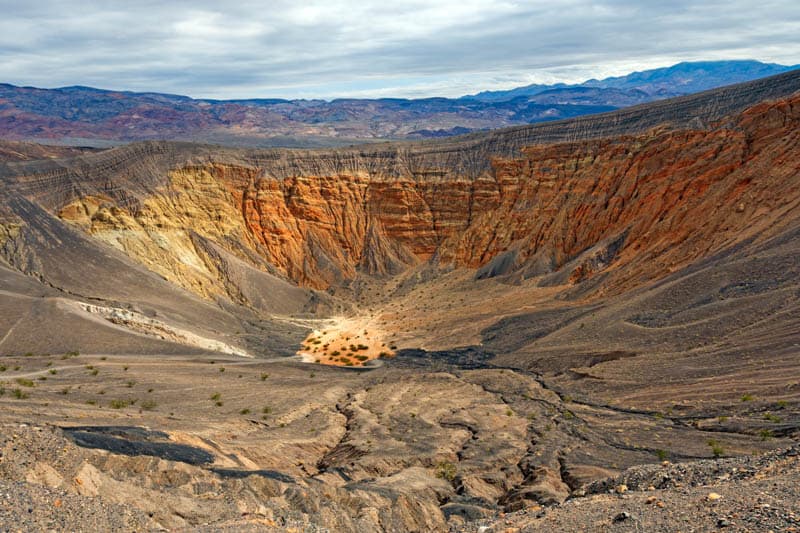 Ubehebe Crater at Death Valley National Park, California