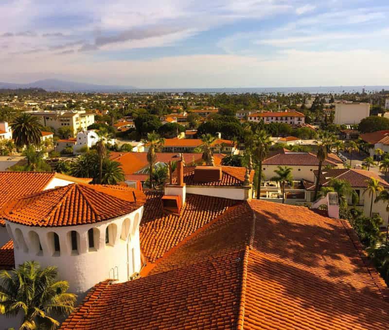 A view of Santa Barbara California