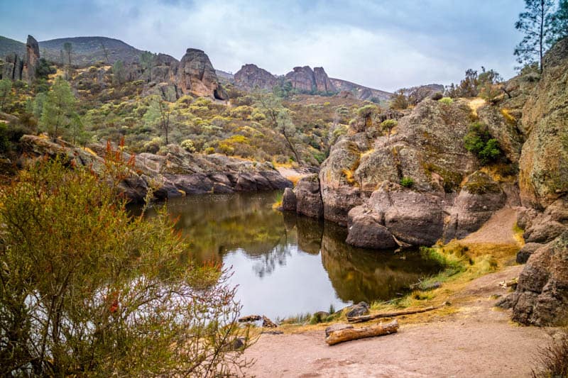 Bear Gulch Reservoir Pinnacles NP California