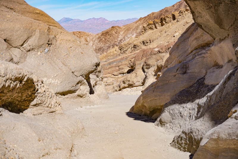 Mosaic Canyon Trail in Death Valley California