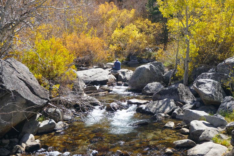 Fishing in Bishop Creek Canyon California