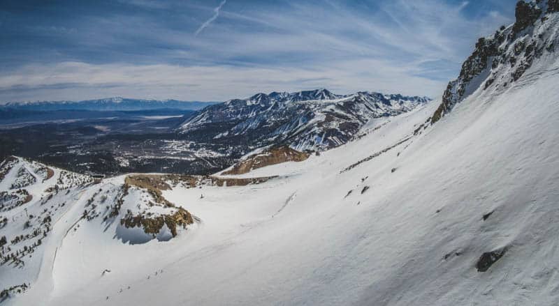 Mammoth Lakes in the winter