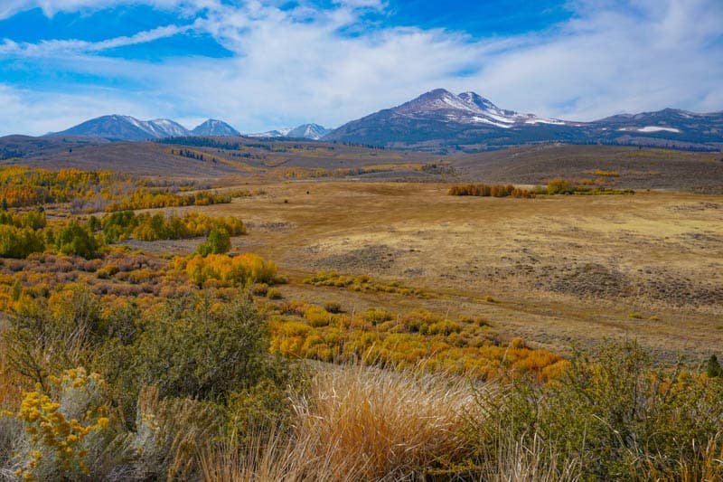 The scenery you will see on the Eastern Sierra Road Trip is beautiful!