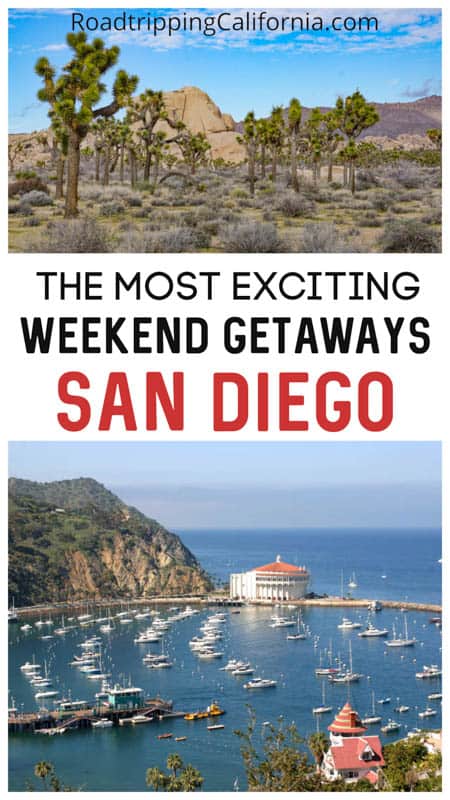 Discover the most epic weekend getaways from San Diego! From mountain towns to desert parks and fun cities to wine country, these are all the best places for short road trips from San Diego!