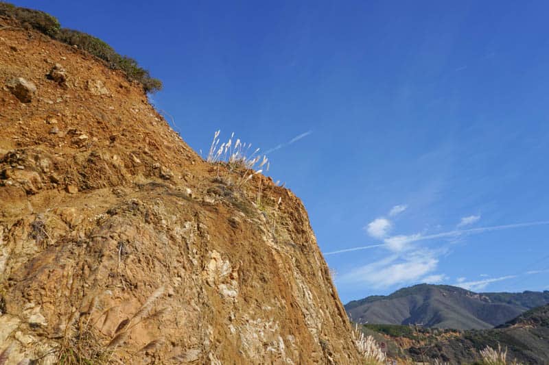 Cliff in Big Sur Callifornia