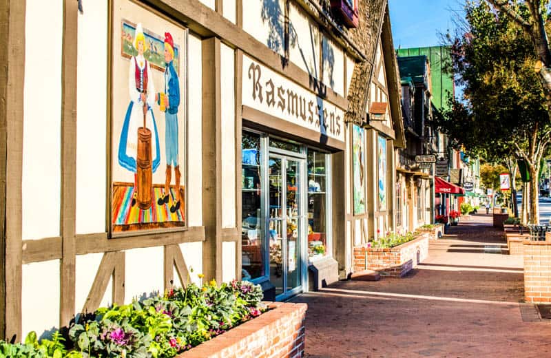 Facades in Downtown Solvang, California