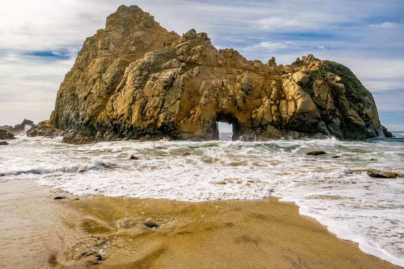 Keyhole Rock Pfeiffer Beach Big Sur California