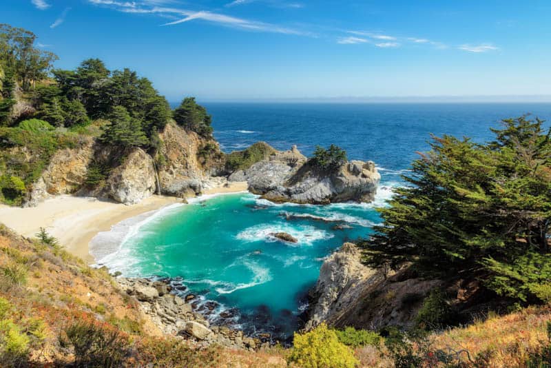 McWay Falls in Big Sur is a must visit on your Big Sur road trip!