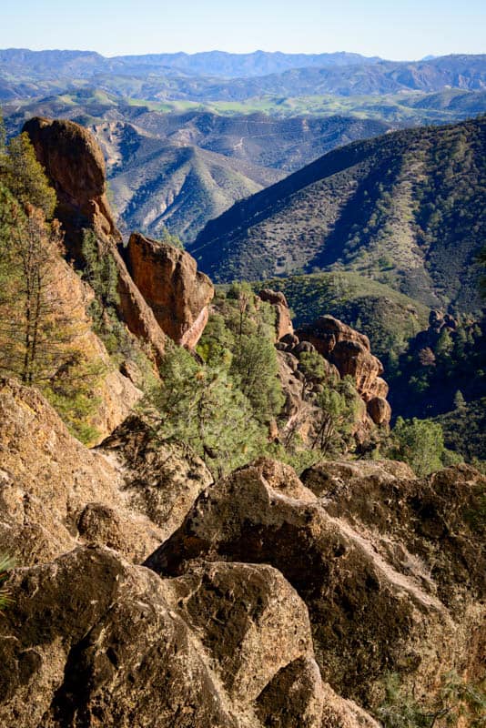 Pinnacles at the national park