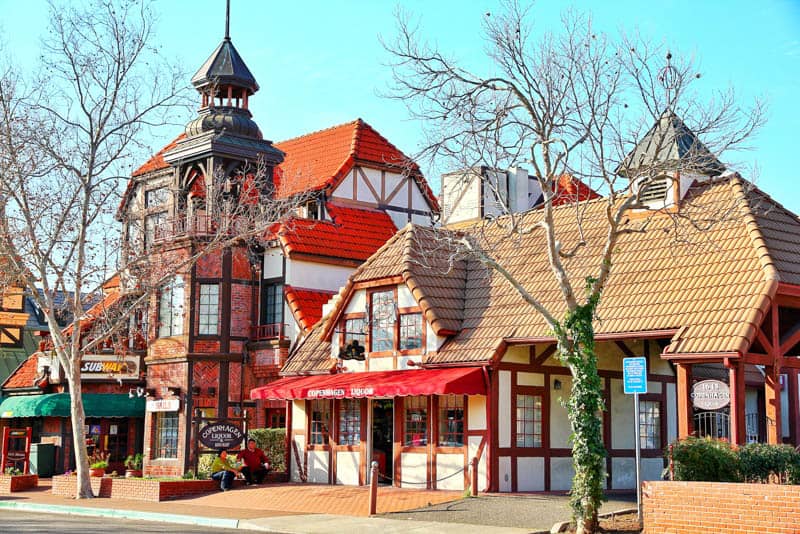 Solvang in the Santa Ynez Valley in California