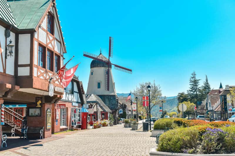 The Village of Solvang in California