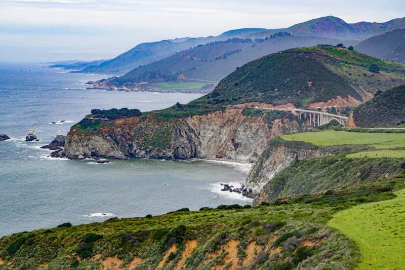 View of Big Sur California