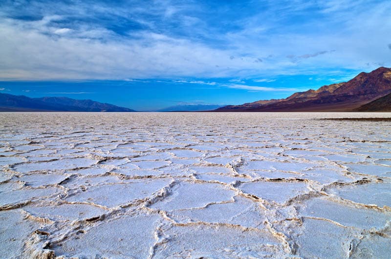 Badwater Salt Flat Death Valley National Park California