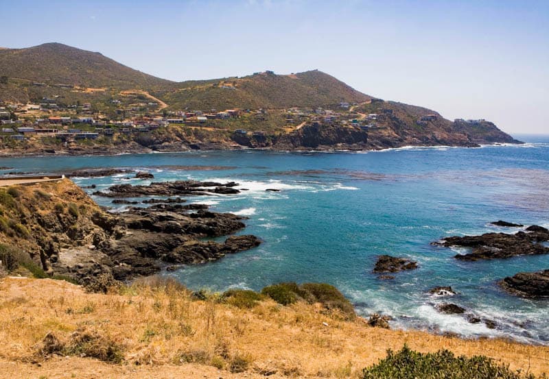 Coastline at Ensenada in Mexico