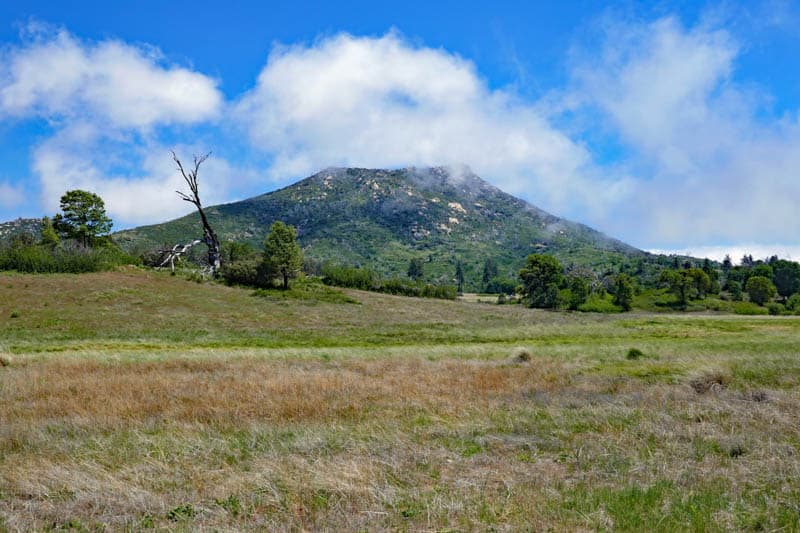 View from trail in Cuyamaca Rancho State Park California