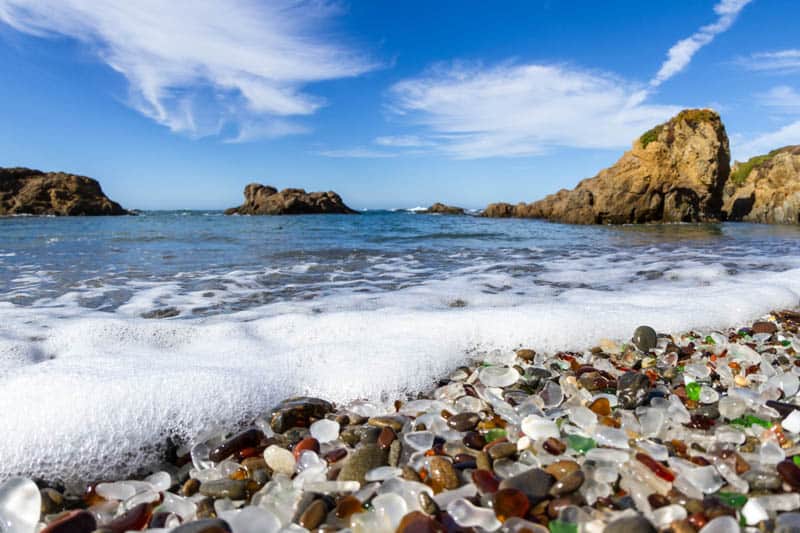 Glass Beach in Fort Bragg California