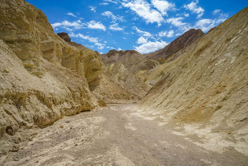 Golden Canyon is one of the best hikes in Death Valley National Park California