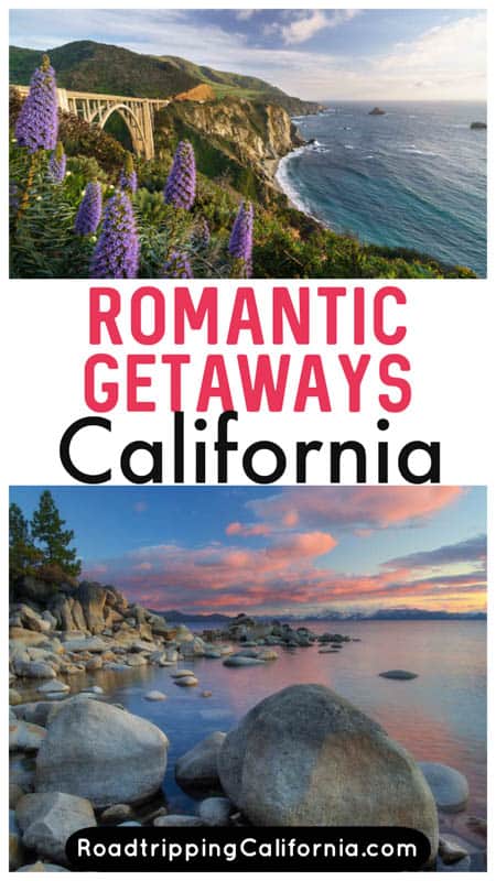 Discover the most romantic places to visit in California, from Lake Tahoe and Big Sur to Santa Barbara and Carmel!
romantic getaways in California | romantic weekend getaways in California | romantic northern California getaways | romantic Southern California getaways
