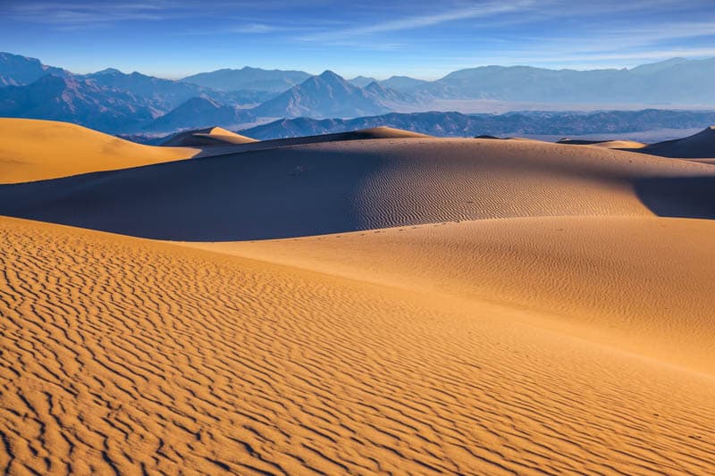 Mesquite Flat Sand Dunes Death Valley California