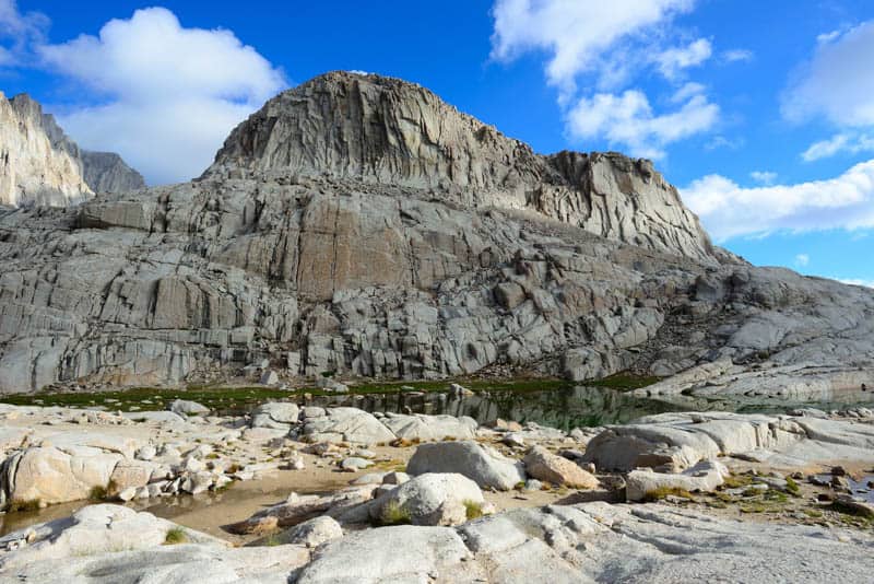 A view along the Mount Whitney Trail in the Eastern Sierra of California