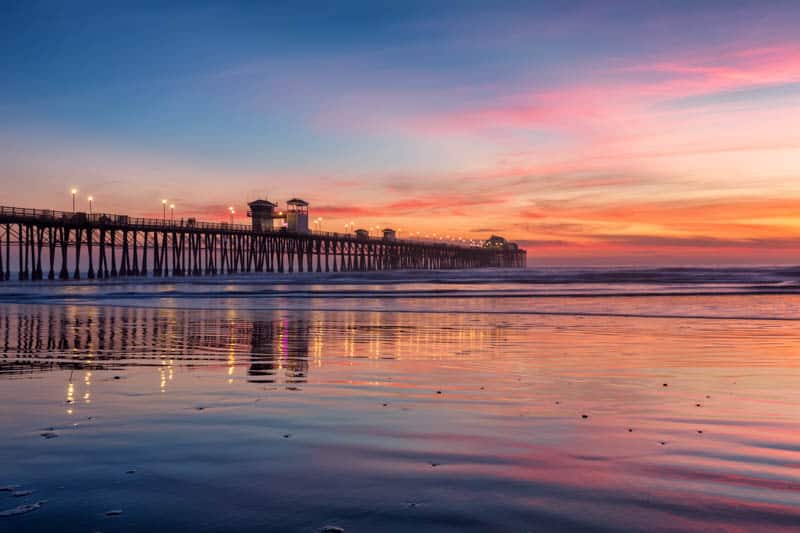 Oceanside Pier at Sunset