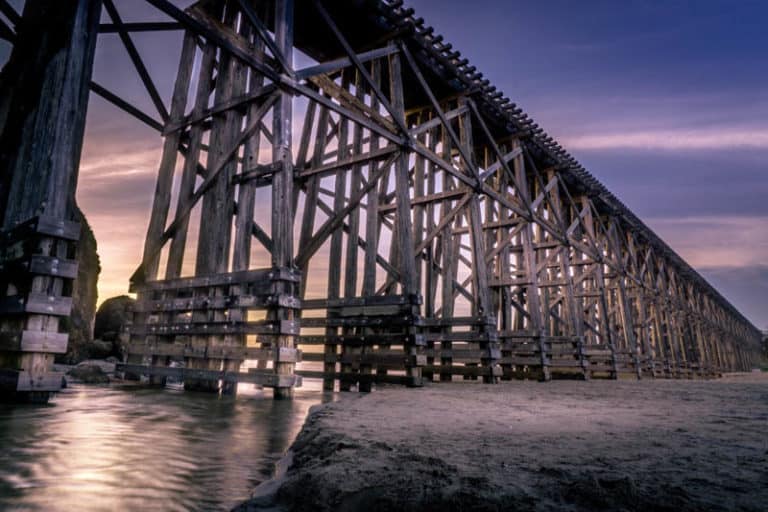 Photographing the Pudding Creek Trestle is one of the best things to do in Fort Bragg, CA!