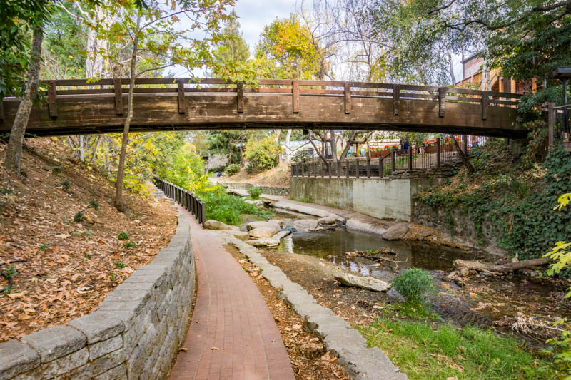 The SLO Creek Walk in San Luis Obispo California