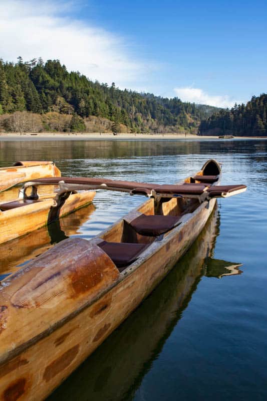 canoeing Big River In Mendocino California