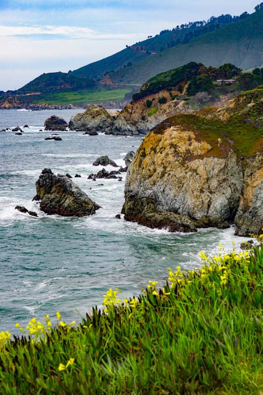 Cliffs of Garrapata State Park in Big Sur California