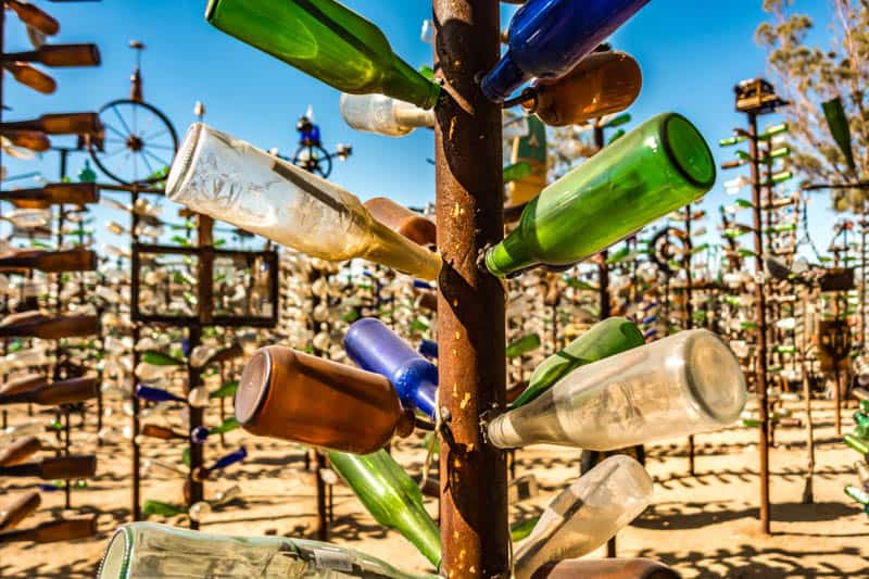 Elmer's Bottle Tree Ranch along Route 66 in California