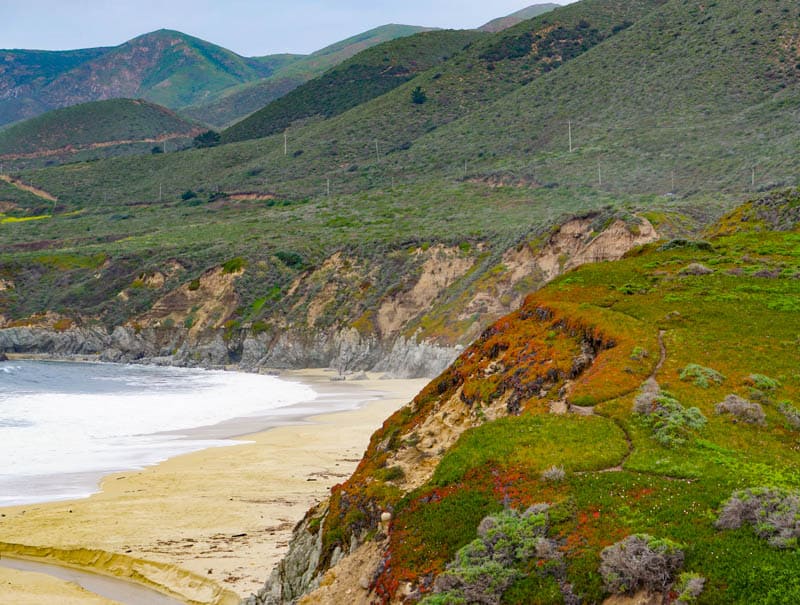 A view of Garrapata State Beach in Big Sur California