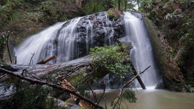 Waterfall in Russian Gulch State Park Mendocino California