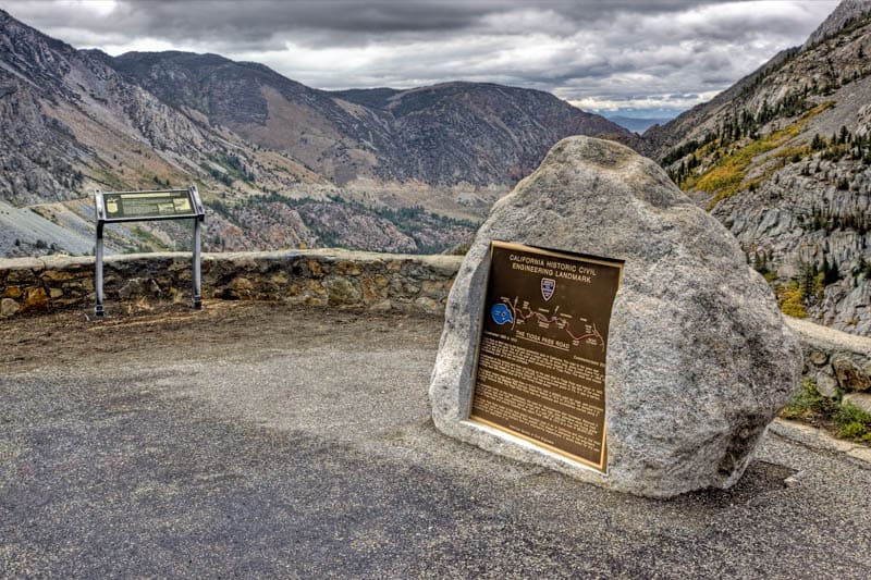 California Historic Civil Engineering Landmark Tioga Road California