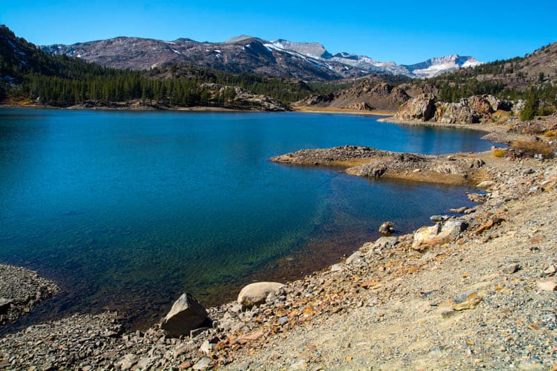 Ellery Lake along Tioga Road in California