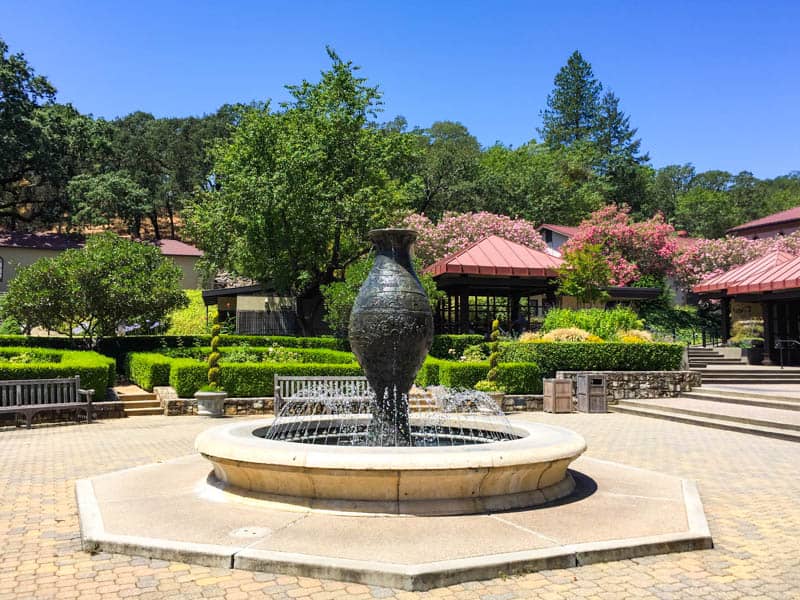 Pot sculpture at Beringer Vineyards in Napa Valley, California