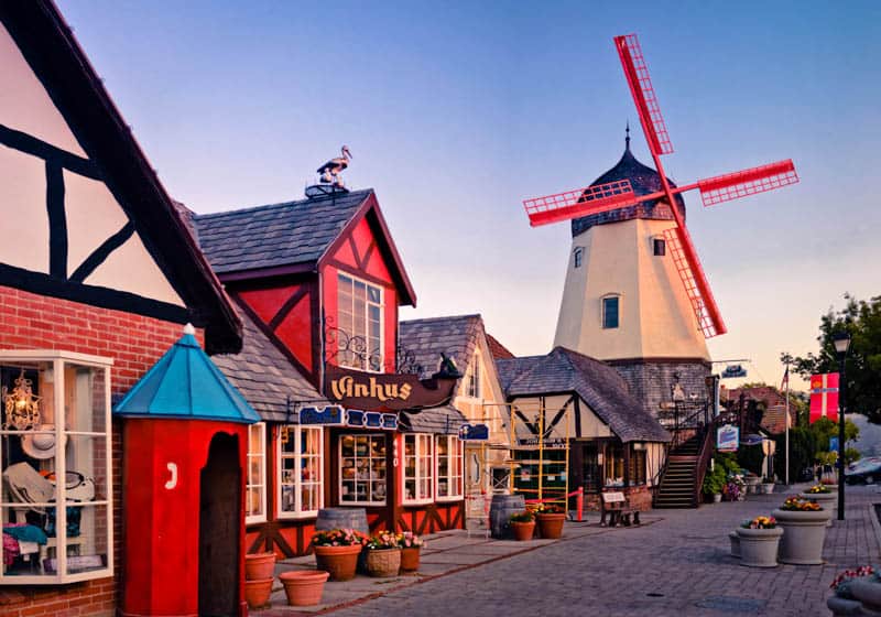 Street in Solvang California