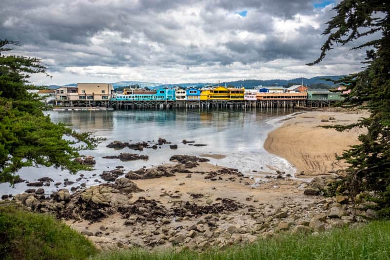 A view of Fisherman's Wharf in Monterey California