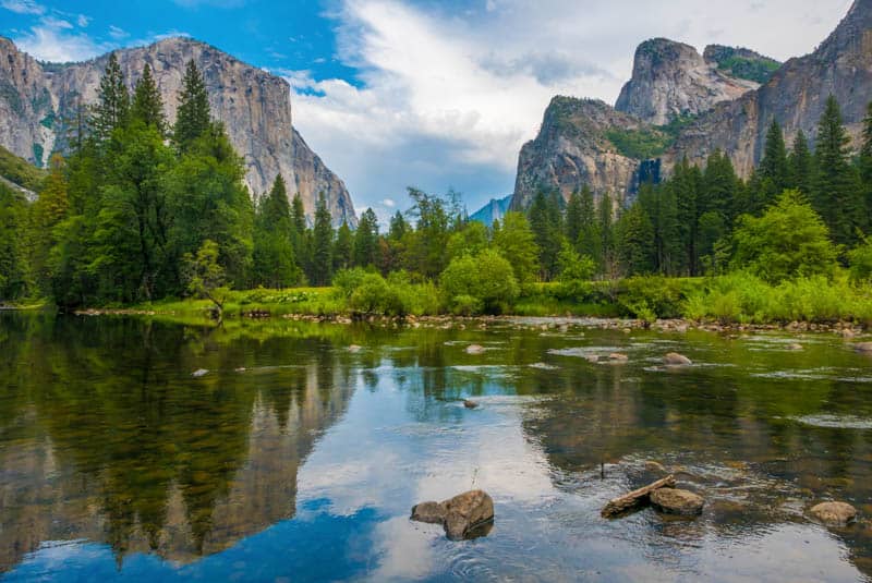 Yosemite National Park in the Sierra Nevada of California