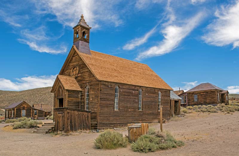 Bodie State Historic Park in California