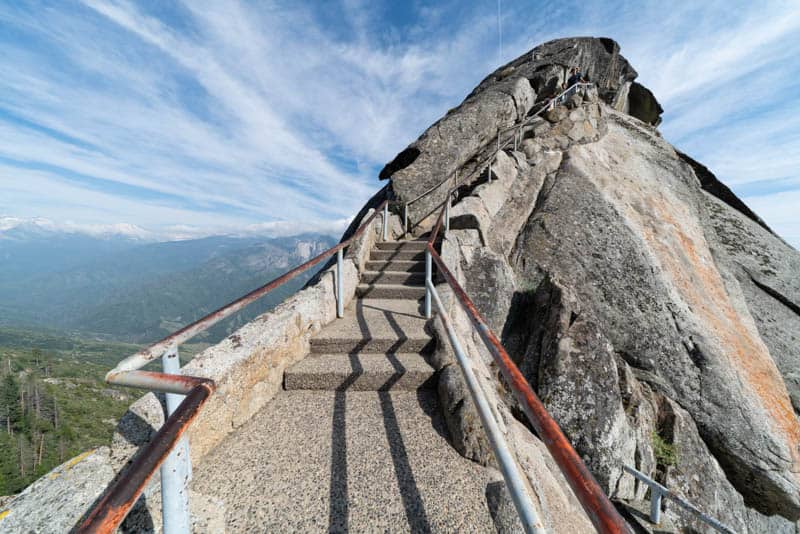 Moro Rock in Sequoia National Park California