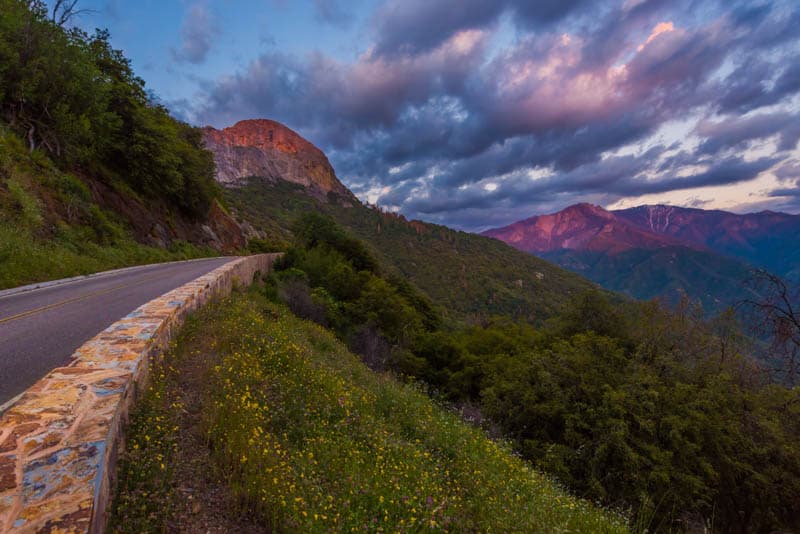 Generals Highway Sequoia National Park California